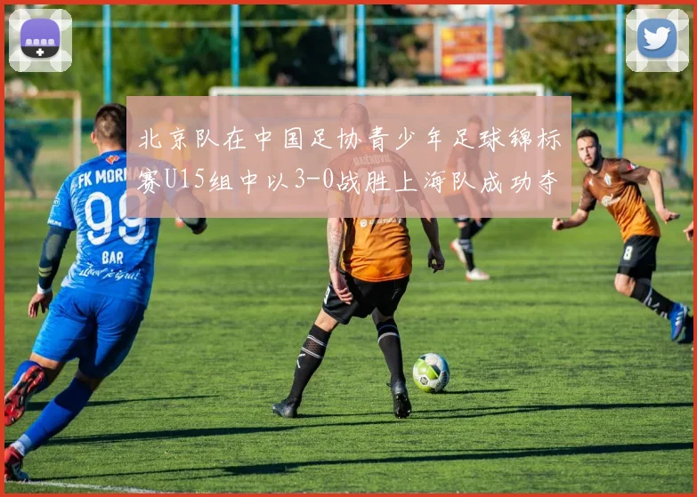 北京队在中国足协青少年足球锦标赛U15组中以3-0战胜上海队成功夺冠